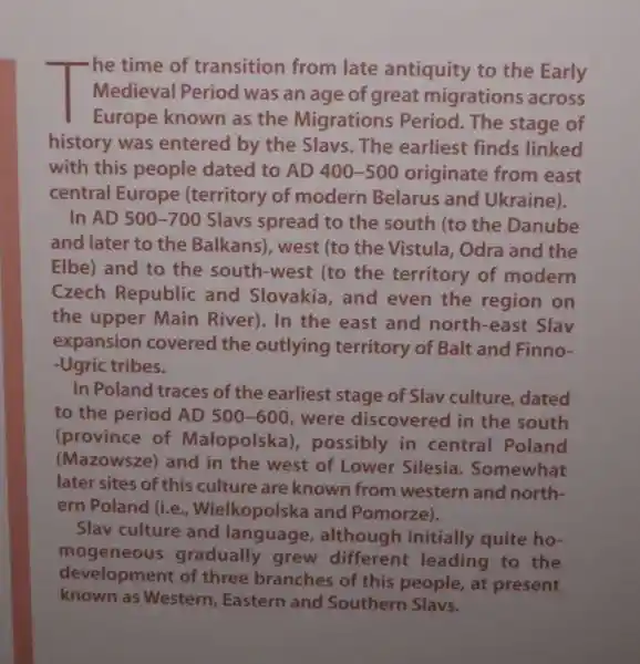 Map of Slav tribes around A.D. 750